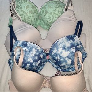 Victoria’s Secret / Pink 32B Bra LOT of 4
